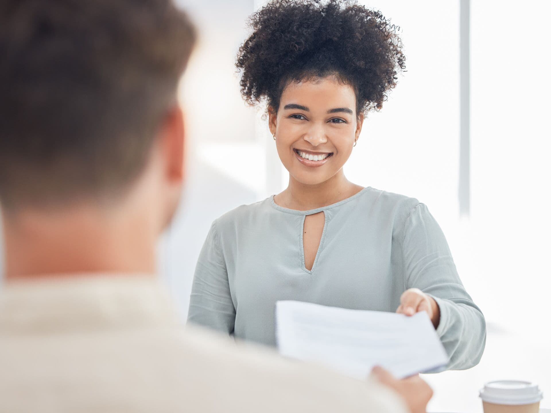 Product manager in a hiring conversation